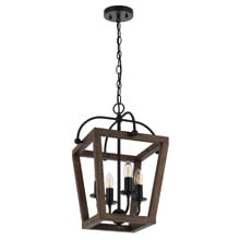 Sigrid 4 Light Iron Pendant